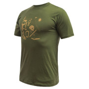 Thermoshirt heren Sensor Merino Active Hiking khaki safari green