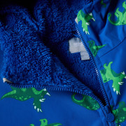 Waterdichte kinderjas Regatta Junior Changing Robe Olymp Blue Dino