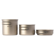 Kookset Vango Titanium 3 Piece Cook Set zilver Titanium