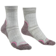 Damessokken Bridgedale Hike UL T2 MP Crew Women's wit Aubergine/