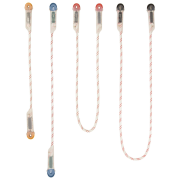 Lanyard Singing Rock "I" 22 kN 60 cm geel/wit