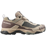 Damesschoenen Salomon X Ultra 5 Gore-Tex bruin/grijs Desert Tan / White Pepper / Green Milieu