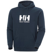 Herenvest Helly Hansen HH Logo Hoodie blauw/wit 598 Navy