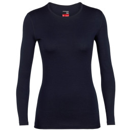 T-shirt dames Icebreaker W's 260 Tech LS Crewe donkerblauw MidnightNavy
