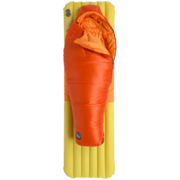 Kinderslaapzak Big Agnes Little Red 20 oranje Cherry Tomato/Tangelo