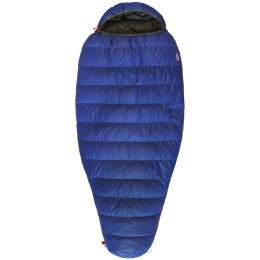 Donsslaapzak Warmpeace Spacer 600 195 cm blauw mid blue/grey/black