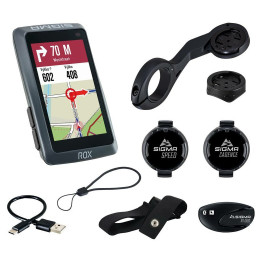 Fietscomputer Sigma Rox 12.1 EVO Sensor Set zwart black