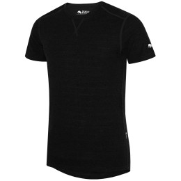 T-shirt heren Zulu Merino 160 Short zwart Black