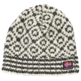 Wintermuts Devold Svalbard Wool Beanie wit/zwart OFFWHITE/ANTHRACITE