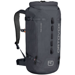 Waterdichte rugzak met rolsluiting Ortovox Trad 28 S Dry zwart BlackSteel
