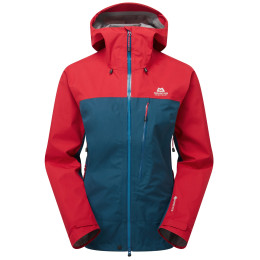 Damesjas Mountain Equipment Makalu Wmns Jacket rood/blauw Majolica/Capsicum