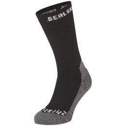 Waterdichte sokken SealSkinz Stanfield zwart/grijs Black