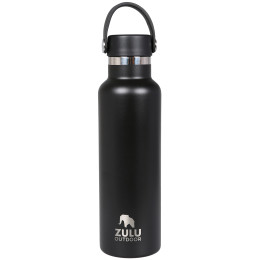 Thermosfles Zulu Travel Bottle 0,6 L zwart black