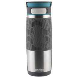 Thermobeker Contigo Transit 470ml zwart/zilver biscay bay