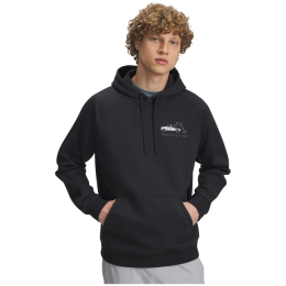 Herenvest Under Armour Rival Fleece HBR Logo HD zwart Black
