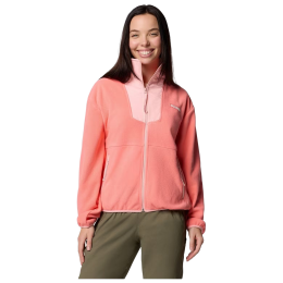 Damesvest Columbia Sequoia Grove™ Full Zip Fleece lichtroze Alpenglow, Pink Sand