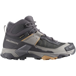 Damesschoenen Salomon X Ultra 5 Mid Gore-Tex grijs Nine Iron / Gull / Soft Clay