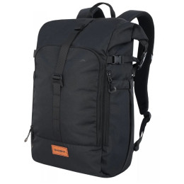 Laptoprugzak met rolsluiting Husky Moper 28L zwart Black