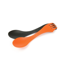 Bestekset Light My Fire Spork Original 2-pack zwart/oranje Rustyorange/Slatyblack
