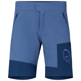Korte broek heren Norrona femund flex1 light Shorts lichtblauw Vintage Indigo