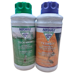 Impregneermiddel Nikwax Sada Tech Wash a TX.Direct (1000 + 1000 ml)