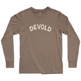 Thermoshirt heren Devold Classic Legacy Ls Man bruin Falcon