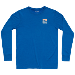 Thermoshirt heren Devold Classic Summit Ls Man blauw Royal