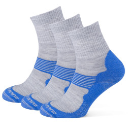 Sokken Zulu Merino Allseason 3-pack blauw blue