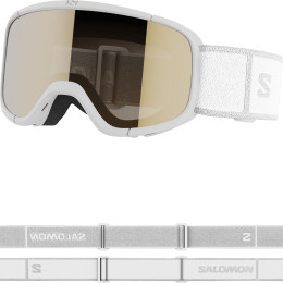 Skibril kinderen Salomon Lumi Access wit White