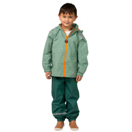 Waterdichte kinderjas DucKsday Rain Jacket Manu groen Manu