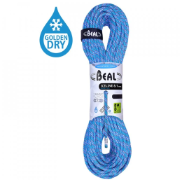 Klimtouw Beal Ice Line 8,1 mm (50 m) blauw EMERAUDE