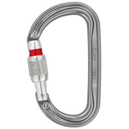 Karabijnhaak Petzl AmD Screw-Lock zilver
