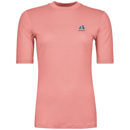 T-shirt dames Ortovox 185 Merino Mtn Hug Ts Women's roze Bloom