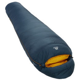 Donsslaapzak Mountain Equipment Helium 250 Long blauw Majolica Blue