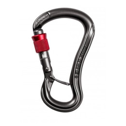 Karabijnhaak Ocún Condor HMS Screw grijs/rood