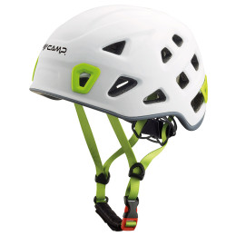 Klimhelm Camp Storm wit/groen White
