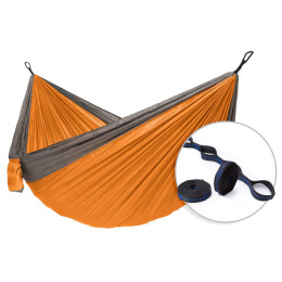 Hangmat Hamaka.eu Camping voor twee Slap strap oranje