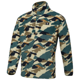 Herenvest Dare 2b Mens Print Fleece beige/blauw MedMntPrnt