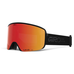 Skibril Giro Axis zwart/oranje Black Stacked-Vivid Ember/Vivid Infrared (2skla)