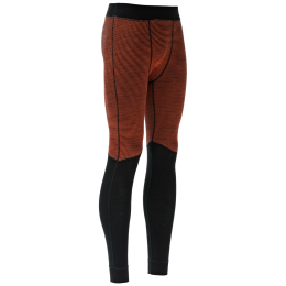 Thermo-onderbroek heren Devold Reverso Merino Longs Man oranje/zwart Brick