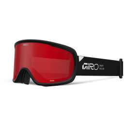 Skibril Giro Roam Black Stacked-Amber Scarlet/Yellow (2skla) zwart Black Stacked-Amber Scarlet/Yellow