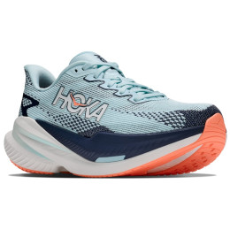 Hardloopschoenen dames Hoka Mach X 3 blauw/lichtblauw Glimmering Blue / Varsity Navy