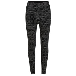 Thermo-onderbroek dames Icebreaker Women M 260 Tech Vrtx H R Leg AlpGeo zwart/wit Black/Snow/J