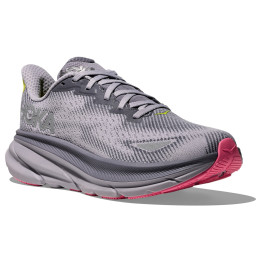 Hardloopschoenen dames Hoka W Clifton 9 Gtx grijs/roze Grey Skies / Foggy Grey