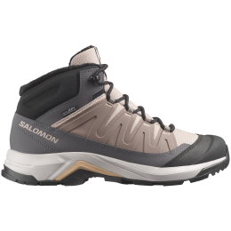 Wandelschoenen dames Salomon X-Adventure Coldrush Waterproof beige Etherea / Iron / Mahogany Rose