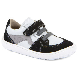 Sneakers kinderen Froddo Barefoot River White/Black wit/zwart