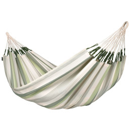 Hangmat La Siesta Brisa Double BRH16R wit/groen Cheddar