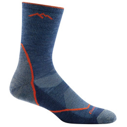 Herensokken Darn Tough Light Hiker Micro Crew Lightweight With Cushion blauw denim
