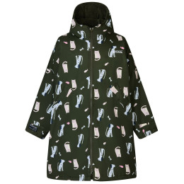 Waterdichte kinderjas Regatta Junior Changing Robe Dark Khaki Cat Dog khaki Dark Khaki Cat Dog