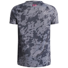 Thermoshirt kinderen Under Armour UA Tech 2.0 SS Castlerock grijs Castlerock / Steel / Super Pink